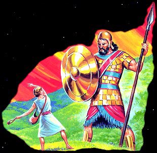 David and Goliath art