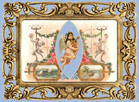 Cherub with Harp Spacer
